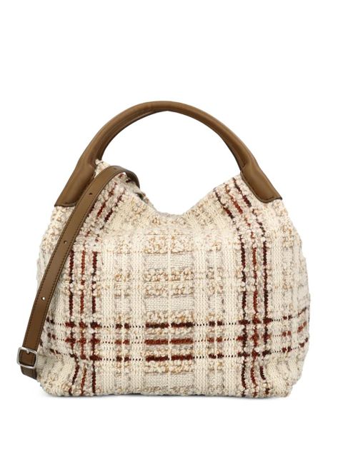 Loro Piana large Bale metal toggle-fastening tote bag - Neutrals - zdjęcie produktu nr 1