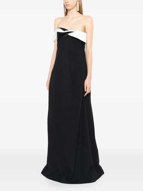 TOM FORD twisted maxi dress - Black