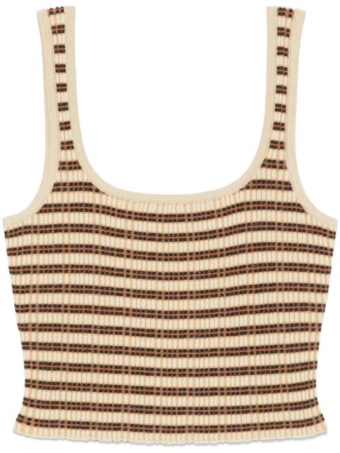 Nanushka Delfine tank top - Green - zdjęcie produktu nr 1