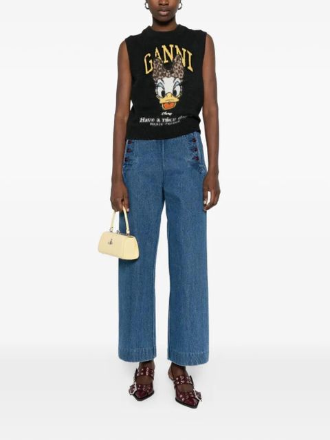 GANNI x Disney Daisy knitted vest - Grey - zdjęcie produktu nr 2