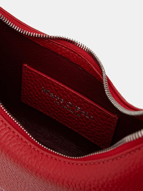 Marc O'Polo torebka skórzana kolor czerwony 5000009284