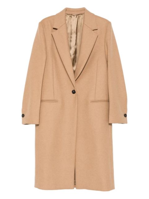 TOTEME single-breasted wool coat - Brown - zdjęcie produktu nr 1