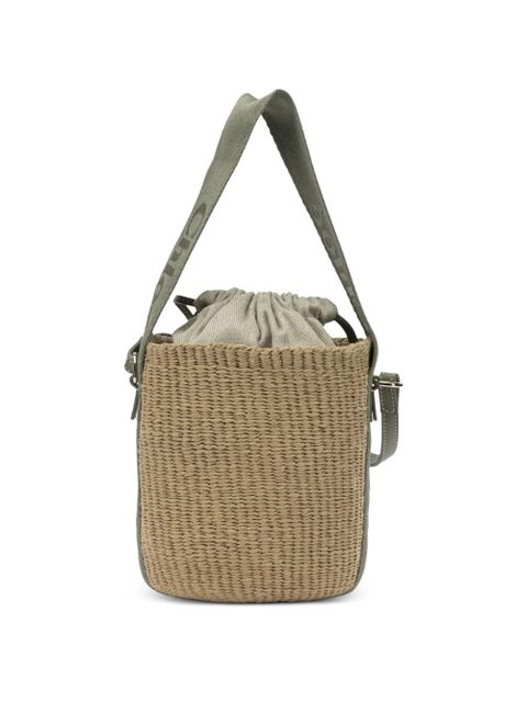 Chloé small Woody drawstring bucket bag - Green