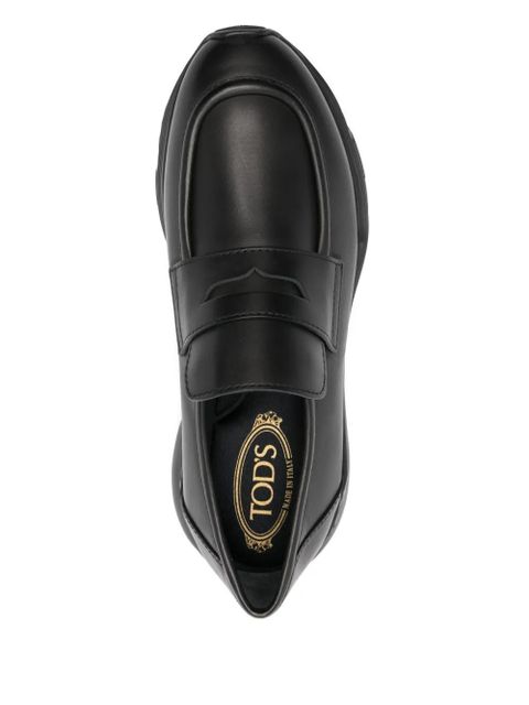Tod's leather loafers - Black