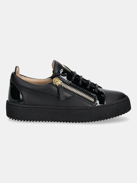 Giuseppe Zanotti sneakersy skórzane May London kolor czarny RW00017.008 - zdjęcie produktu nr 2