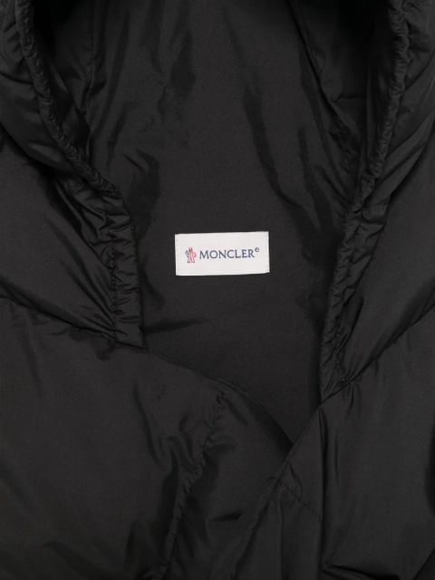 Moncler hooded scarf - Black