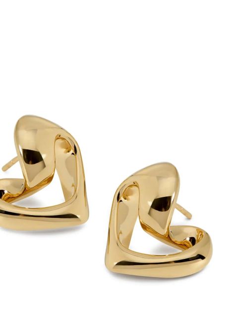 Monica Vinader Infinity heart stud earrings - Gold - zdjęcie produktu nr 2