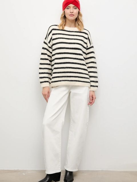 Answear.LAB opaska wełniana kolor czerwony