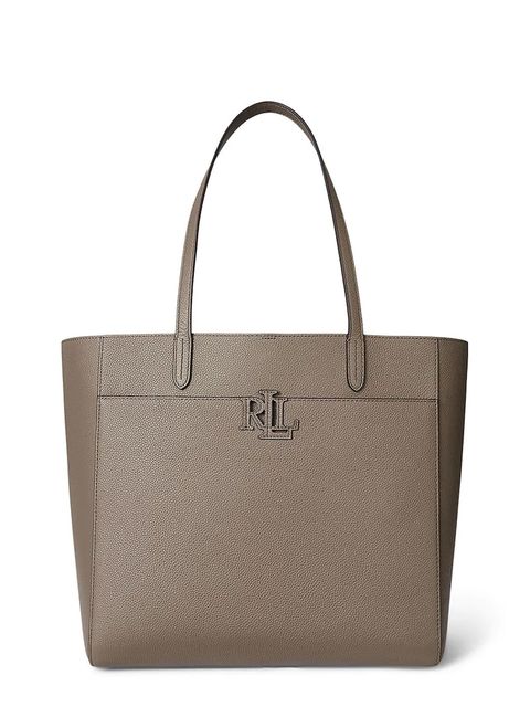 Lauren Ralph Lauren torebka skórzana kolor brązowy 431960183 - zdjęcie produktu nr 1