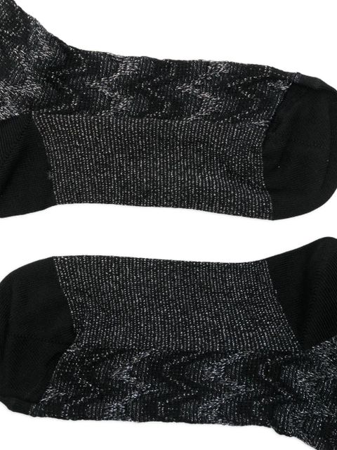 Missoni chevron-pattern socks - Black