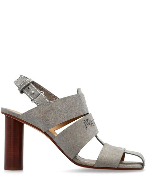 JW Anderson 95mm suede pumps - Grey - zdjęcie produktu nr 1