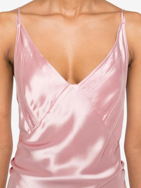 Nanushka slip long dress - Pink