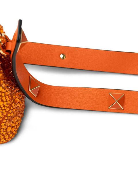 Valentino Garavani stud embellished tote bag - Orange