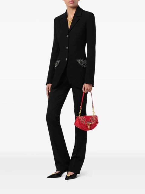 Versace flared-leg trousers - Black