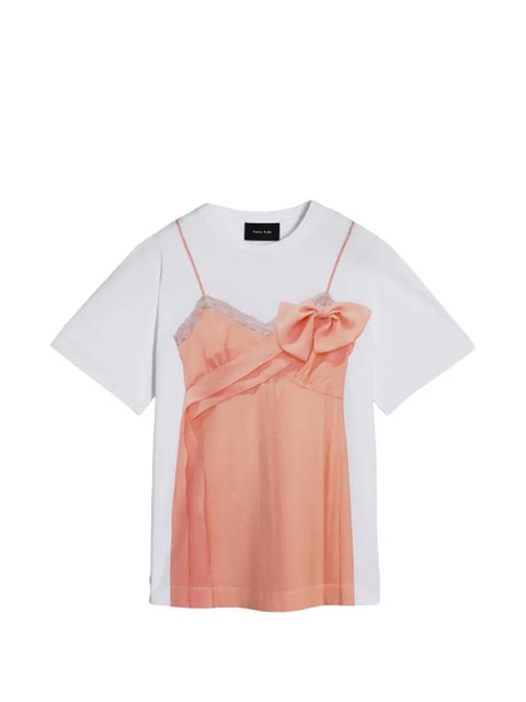 Simone Rocha Trompe L'oeil-print T-shirt - White - zdjęcie produktu nr 1