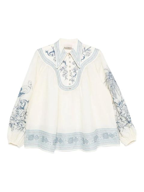 ALEMAIS Villa Romantica blouse - White - zdjęcie produktu nr 1