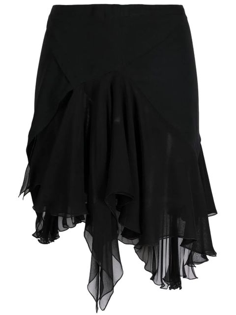 Versace asymmetric pleated skirt - Black - zdjęcie produktu nr 1
