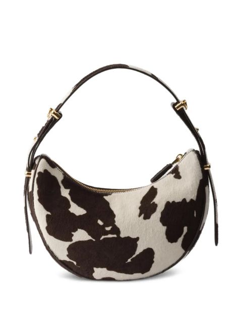 Prada mini Arqué printed leather shoulder bag - White - zdjęcie produktu nr 2