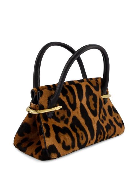 Givenchy mini leopard-print shoulder bag - Brown
