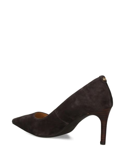Michael Kors 80mm pointed-toe suede pumps - Brown