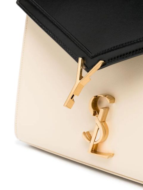 Saint Laurent Cassandra two-tone tote bag - Black