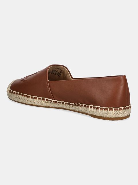 Lauren Ralph Lauren espadryle skórzane Cameryn Lg 2 kolor brązowy 802P04415003 - zdjęcie produktu nr 2