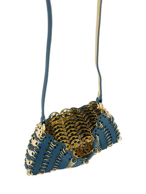Rabanne nano 1969 reversible shoulder bag - Blue