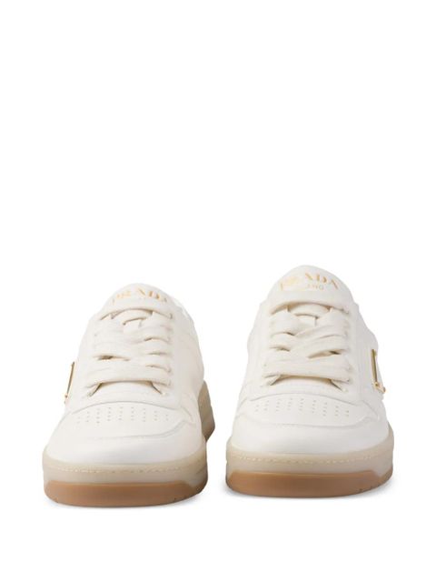 Prada Downtown nappa leather sneakers - Neutrals
