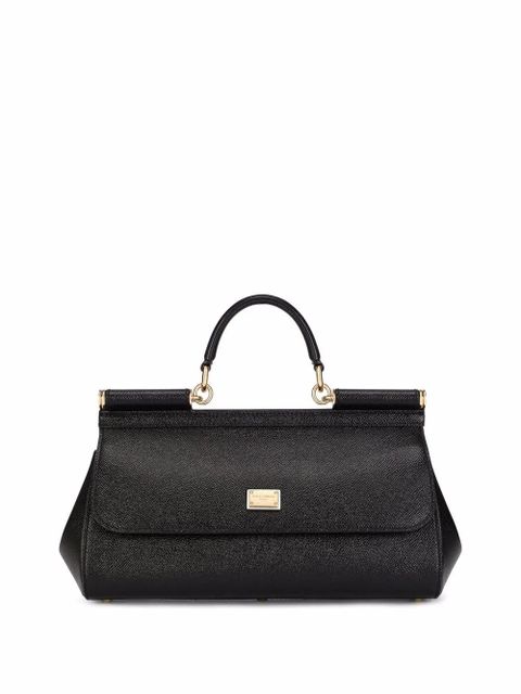 Dolce & Gabbana medium Sicily leather top-handle bag - Black - zdjęcie produktu nr 1