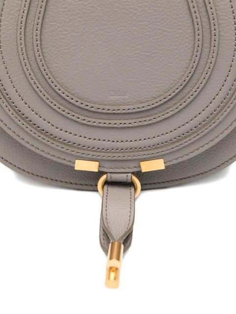 Chloé small Marcie saddle cross body bag - Grey