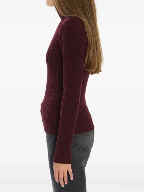 Max Mara ribbed high-neck sweater - Red