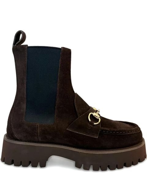 Gucci horsebit platform boots - Brown - zdjęcie produktu nr 1