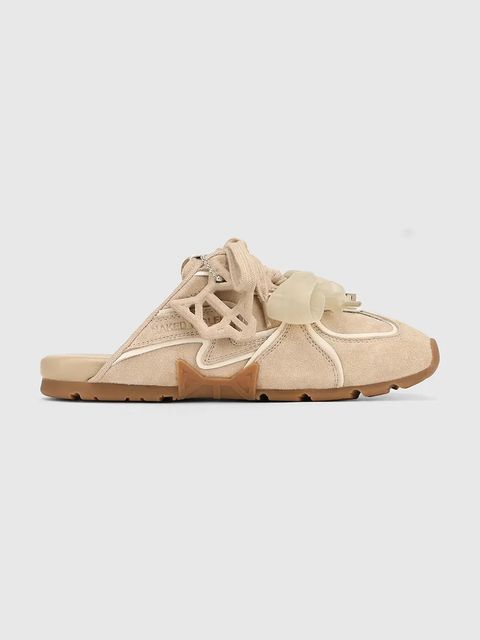 Naked Wolfe klapki damskie zamszowe Admire Off White Suede - zdjęcie produktu nr 1