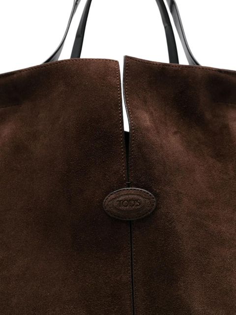 Tod's Di Bag Folio leather tote bag - Brown