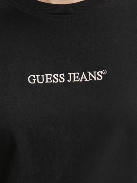 Guess Jeans t-shirt bawełniany damski kolor czarny W5RI42 K8HM0