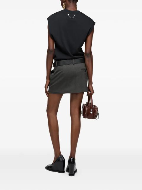 Acne Studios cotton panelled mini dress - Black - zdjęcie produktu nr 1