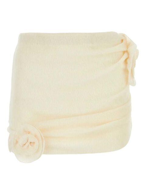 Magda Butrym ruched-detail skirt - Neutrals - zdjęcie produktu nr 1