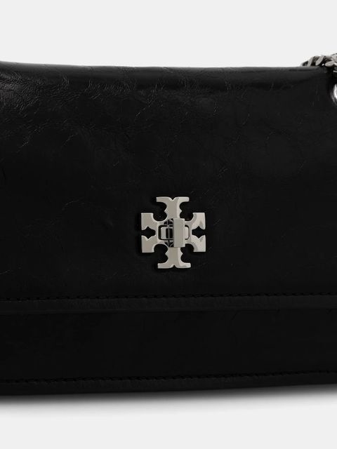 Tory Burch torebka skórzana Kira Turnlock kolor czarny 176642-001