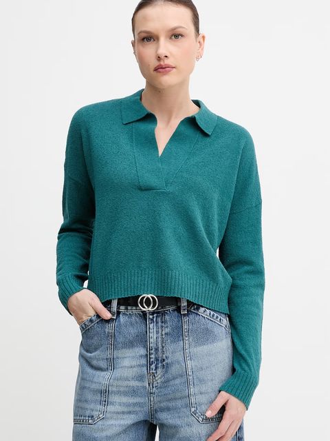 Sisley longsleeve damski z bawełną - zdjęcie produktu nr 2