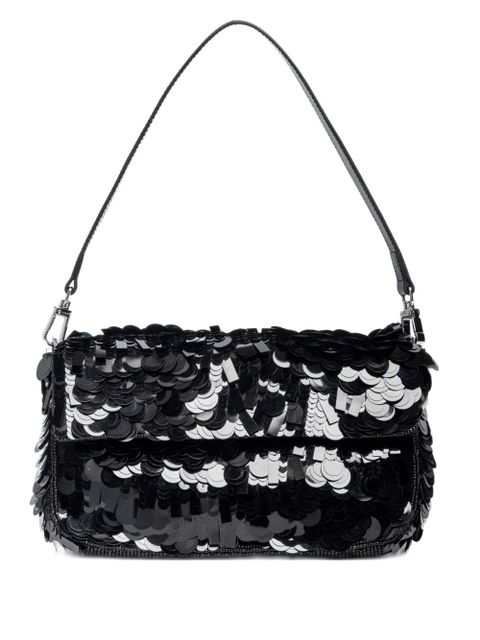 STAUD TIMMY sequin shoulder bag - Black - zdjęcie produktu nr 1