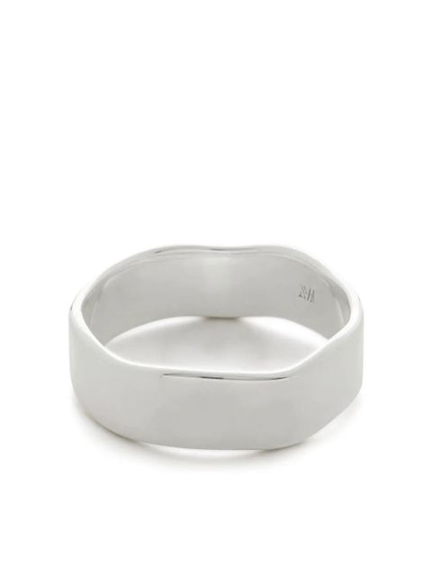 Monica Vinader Siren Muse band ring - Silver - zdjęcie produktu nr 1