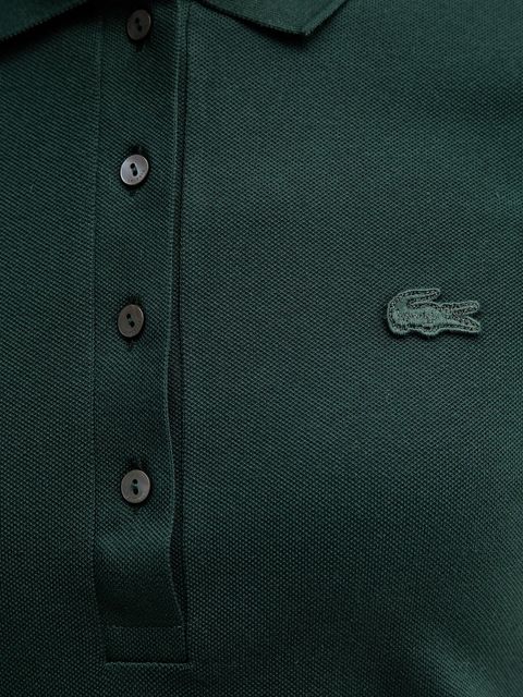 Lacoste polo damski kolor czarny PF5462