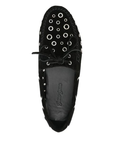 Gimaguas eyelets lace-up loafers - Black
