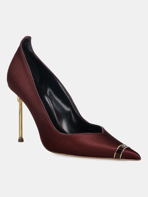 Elisabetta Franchi szpilki kolor bordowy SA12L56E2 - zdjęcie produktu nr 1