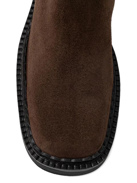 Copenhagen suede knee-high boots - Brown