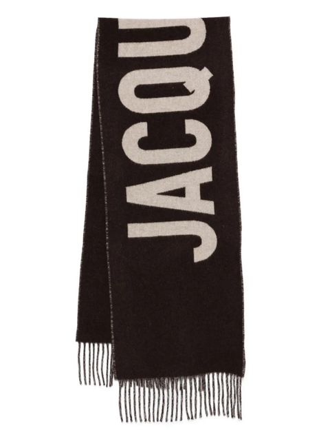 Jacquemus virgin wool scarf - Brown - zdjęcie produktu nr 1