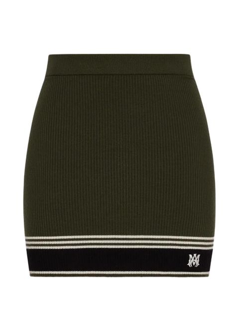 AMIRI stripe mini skirt - Green - zdjęcie produktu nr 1