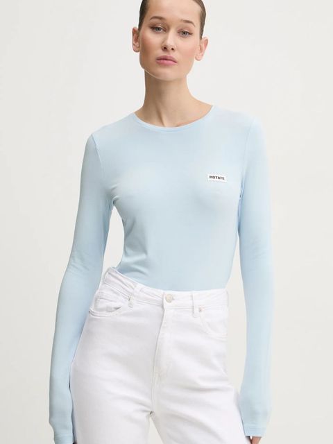 Rotate longsleeve damski kolor niebieski 1140962322