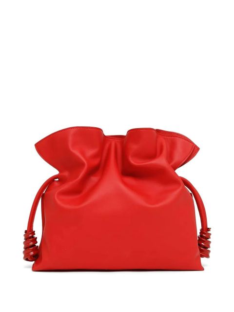 LOEWE medium Coil Flamenco clutch bag - Red - zdjęcie produktu nr 2