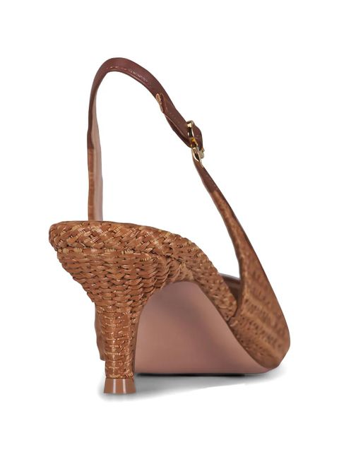 Gianvito Rossi Mincora leather pumps - Brown